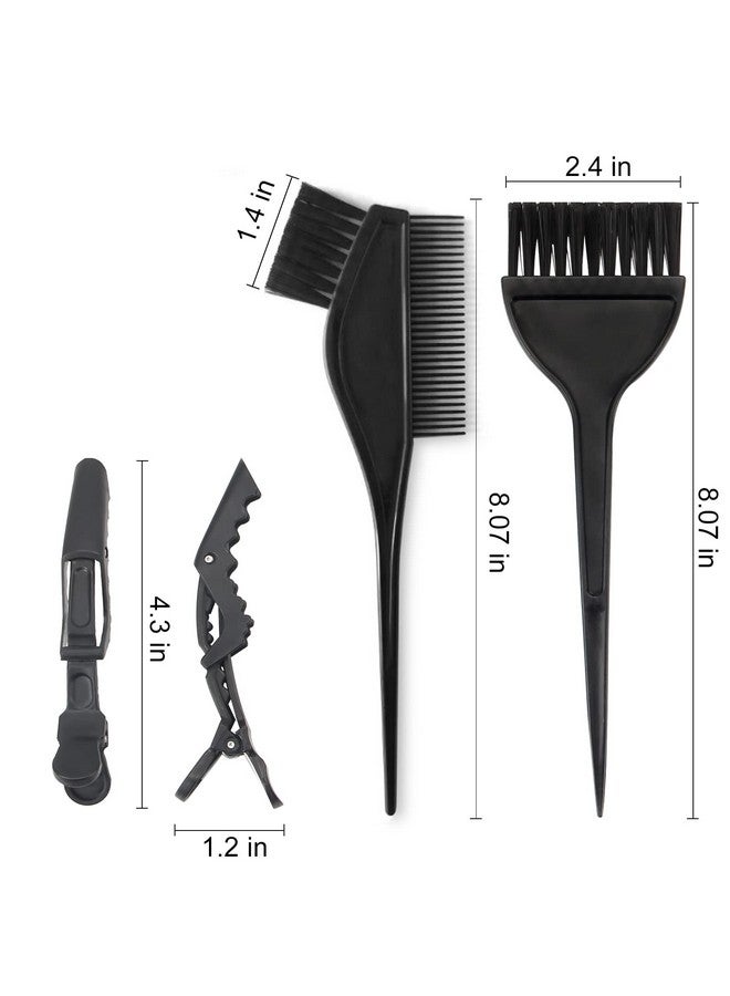 Yexixsr 5Pcs Professional Salon Hair Coloring Dyeing Kit, Hair Bleach Dit Hair Coloring Products with Hair Dye Brush, Hair Color Bowl, Hair Clips - Image 5