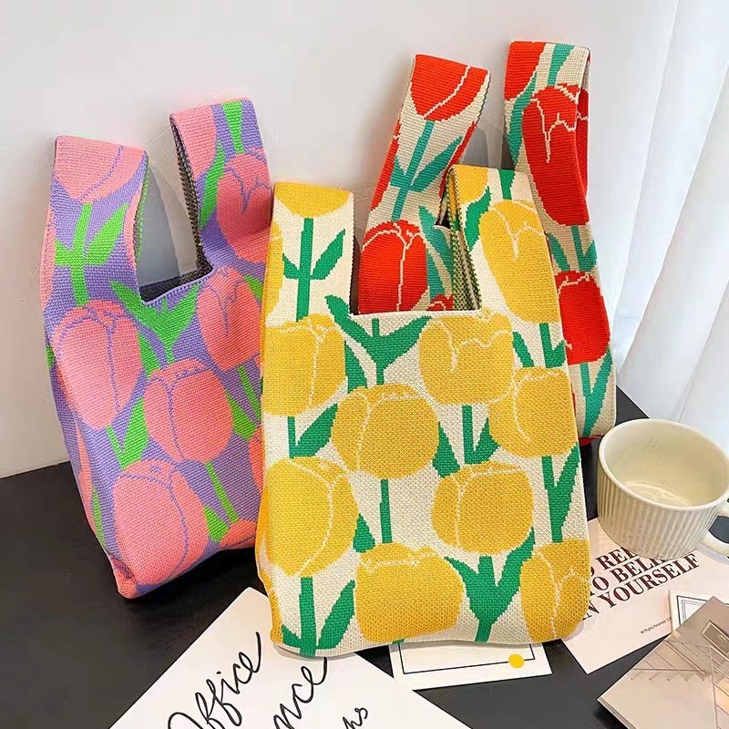 Knitted Tote Bag - Image 4