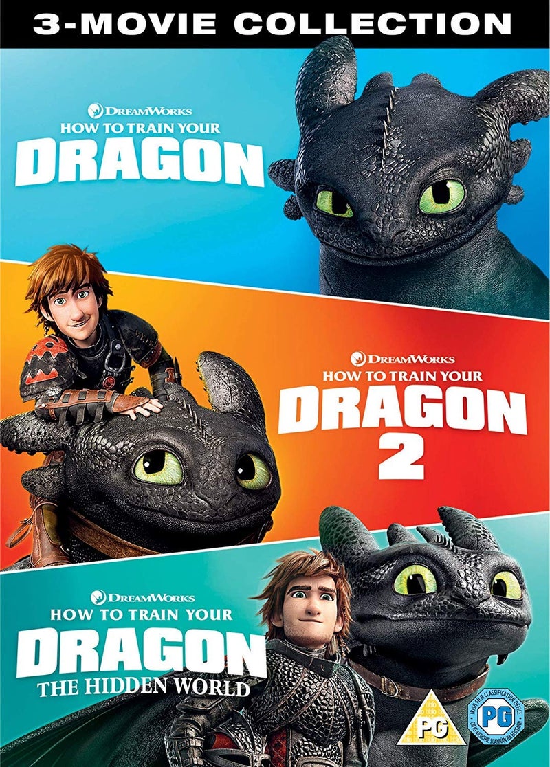 DreamWorks How to Train Your Dragon  3 Movie Collection Bluray 2019 Region Free - Image 1