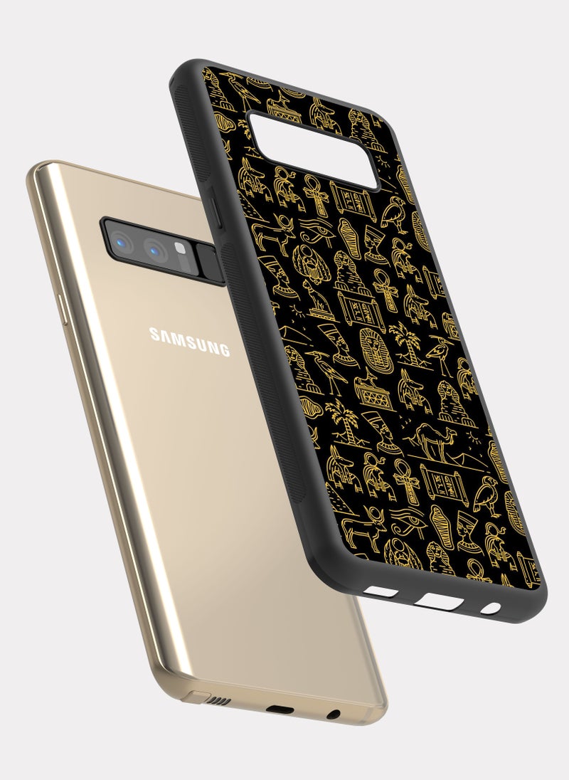 PXLAAT Samsung Galaxy Note 8 case cover Pharaonic Pattern - Image 2