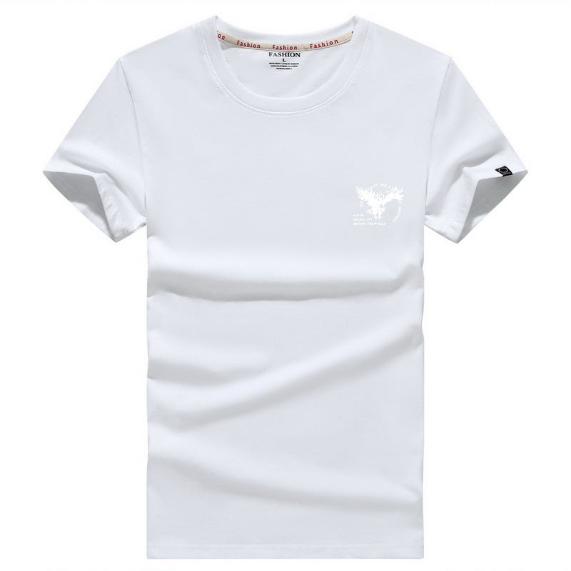2020 Loose Large Size Men'S Short Sleeve T-Shirt Cotton Round Neck Printed T-Shirt Trendy Brand Men'S Clothes New T-Shirt - Image 3
