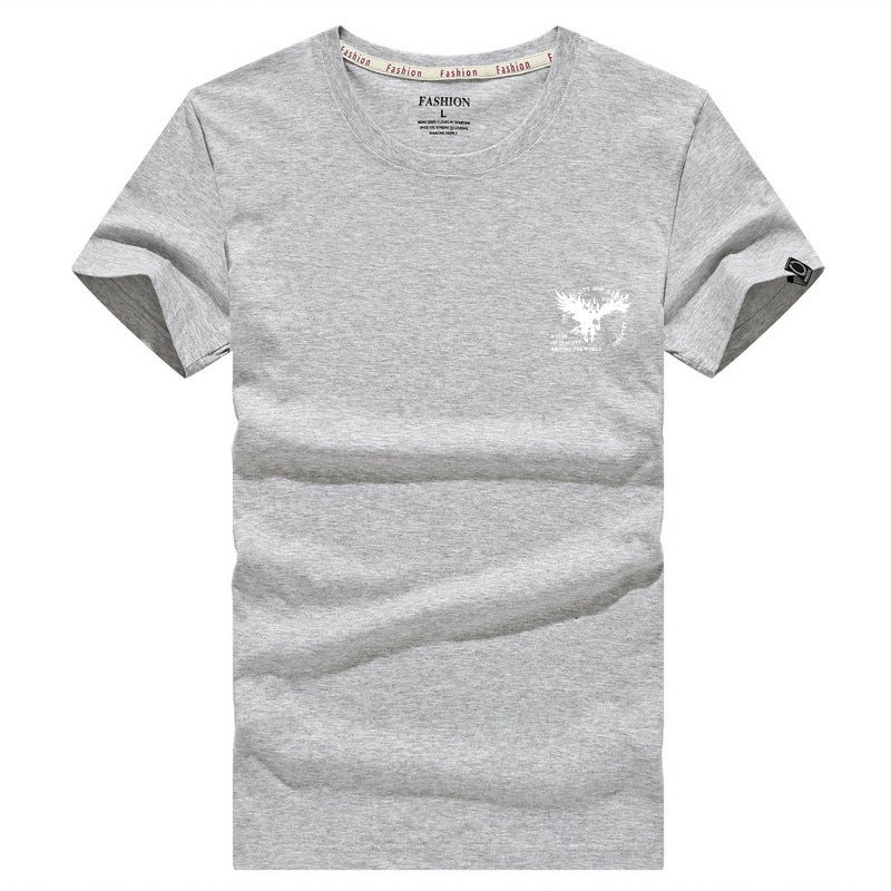 2020 Loose Large Size Men'S Short Sleeve T-Shirt Cotton Round Neck Printed T-Shirt Trendy Brand Men'S Clothes New T-Shirt - Image 4
