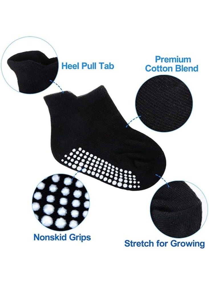 Sharpdo Baby Socks 12-Pairs, Non-Slip Ankle Socks for Boys & Girls, Breathable & Soft - Image 4
