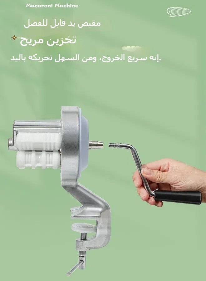 Hand-crank Manual Pasta Maker Noodle Cutter Spaghetti Machine  - Image 3
