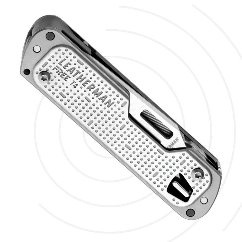 LEATHERMAN, FREE T4 Multitool and EDC Knife with Magnetic Locking and One Hand Accessible, Made in the USA, Stainless - Image 4