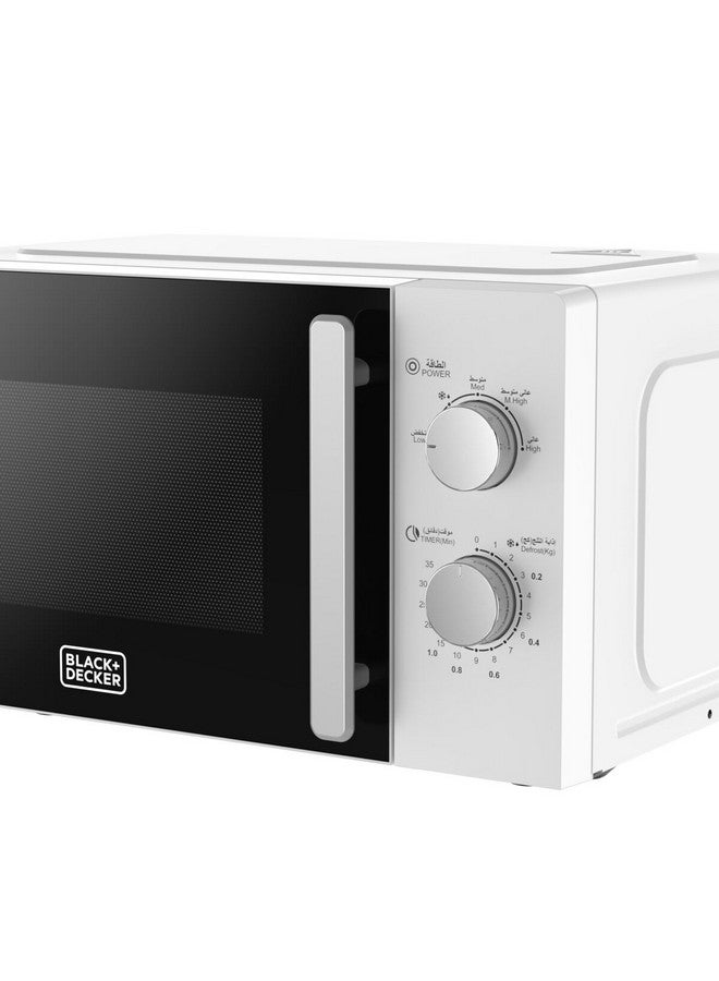 BLACK+DECKER 700W Microwave Oven White and Black 20 L MZ2017PSA-B5 20 L 700 W MZ2017PSA-B5 White and Black - Image 4