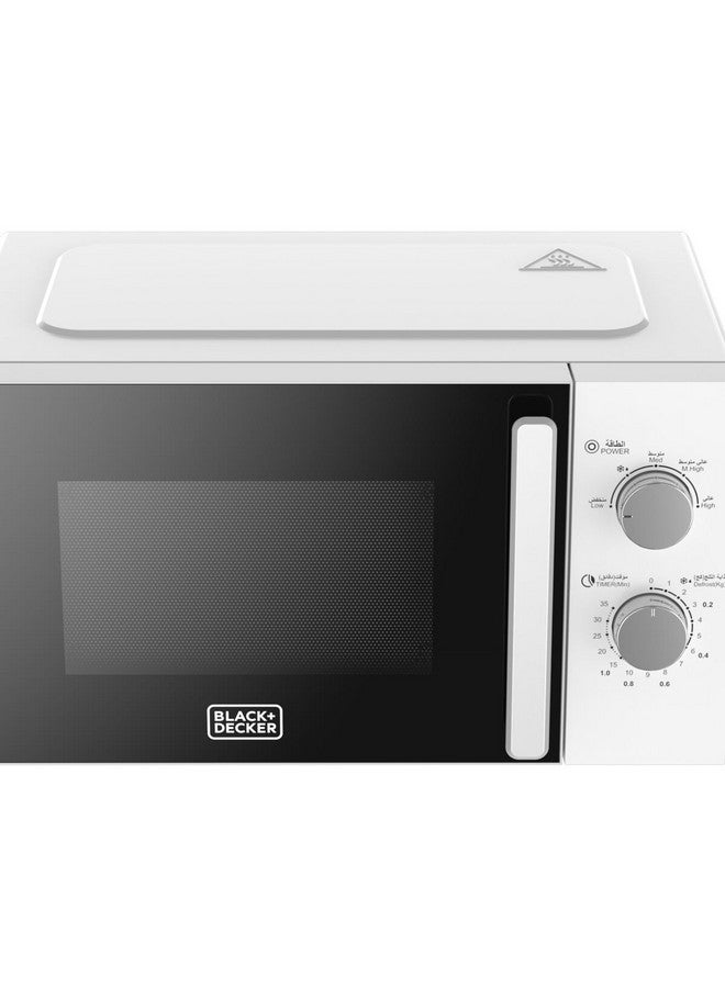 BLACK+DECKER 700W Microwave Oven White and Black 20 L MZ2017PSA-B5 20 L 700 W MZ2017PSA-B5 White and Black - Image 3