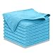 BDFHYK USANOOKS Microfiber Cleaning Cloth Turq 8Pcs 125x125 inch High Performance 1200 Washes Ultra Absorbent Car Towel Traps Grime Liquid for StreakFree Mirror Shine car Washing Cloth - Image 2