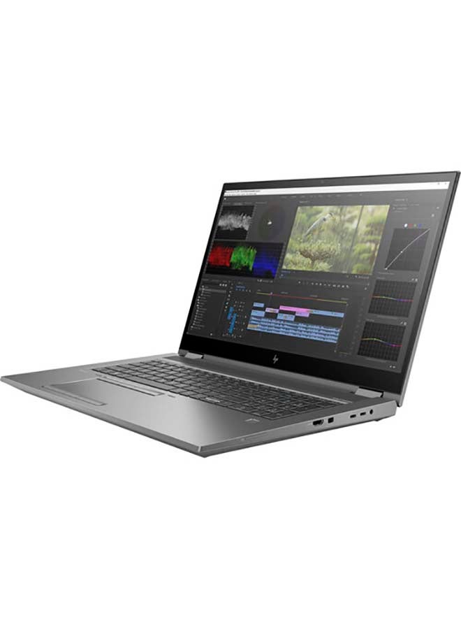 HP ZBook Fury 17 G8 Mobile Workstation With 17.3-Inch Display, Core i9 11950H Processor/12GB RAM/512GB SSD/6GB NVIDIA RTX A3000 Graphics Card/Windows 11 Pro English/Arabic Grey - Image 2
