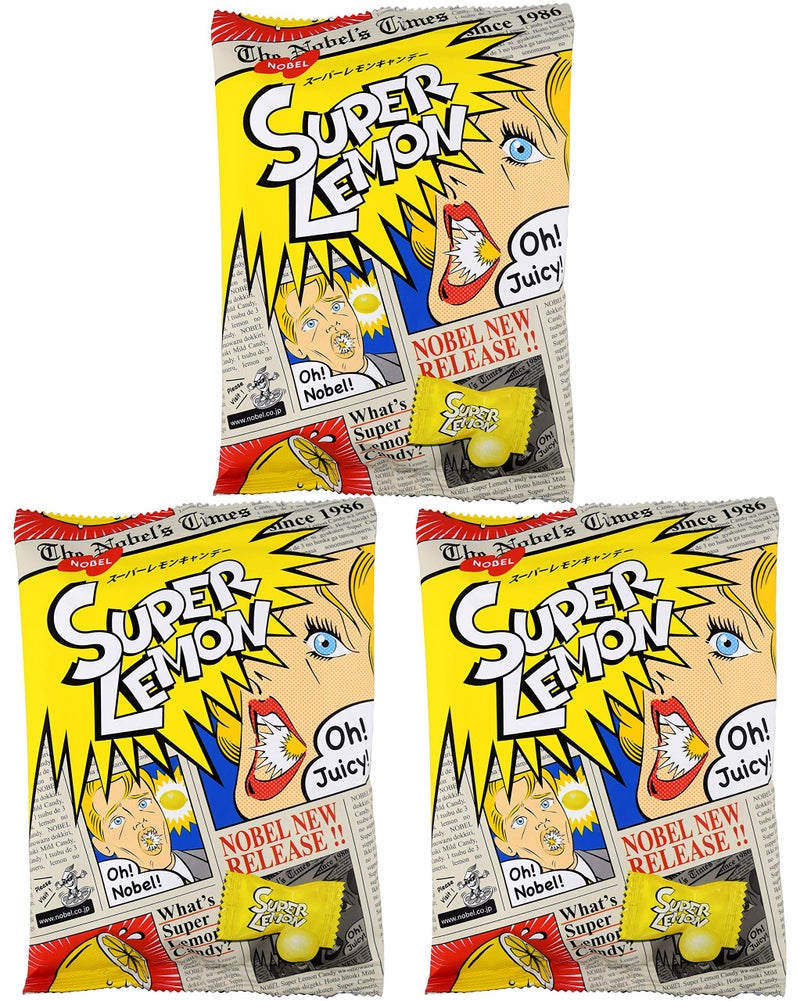 Nobel Super Lemon Candy 3.1oz (3 Pack) - Image 1