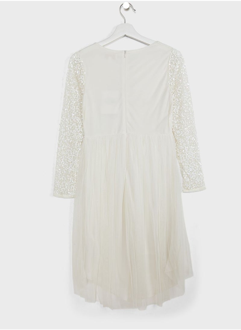 Mini Maya - Kids Embellished  Dress - Image 1