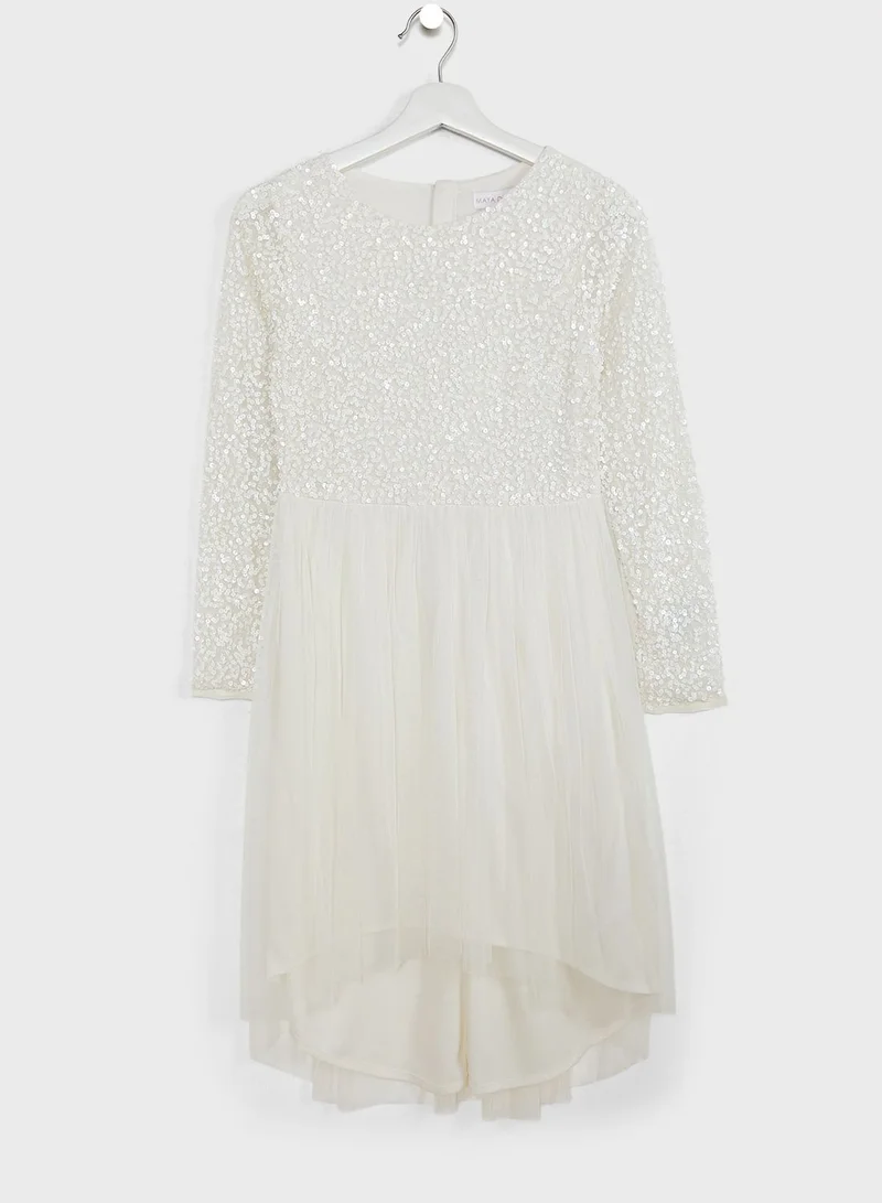 Mini Maya Kids Embellished  Dress