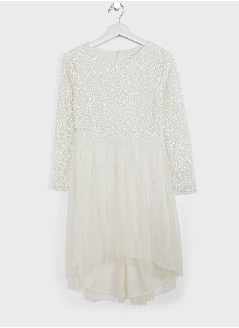 Mini Maya - Kids Embellished  Dress - Image 1