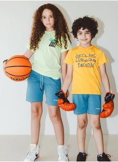 In Your Shoe Teal Kids Sworts  - Image 1