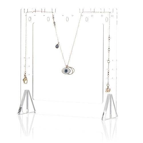 RENIAN Jewelry Photography Props Board Acrylic Frame Tabletop Stand for Studio Shooting Necklaces, Stud Earrings and Earrings Drop Dangle Display Holder - Image 5