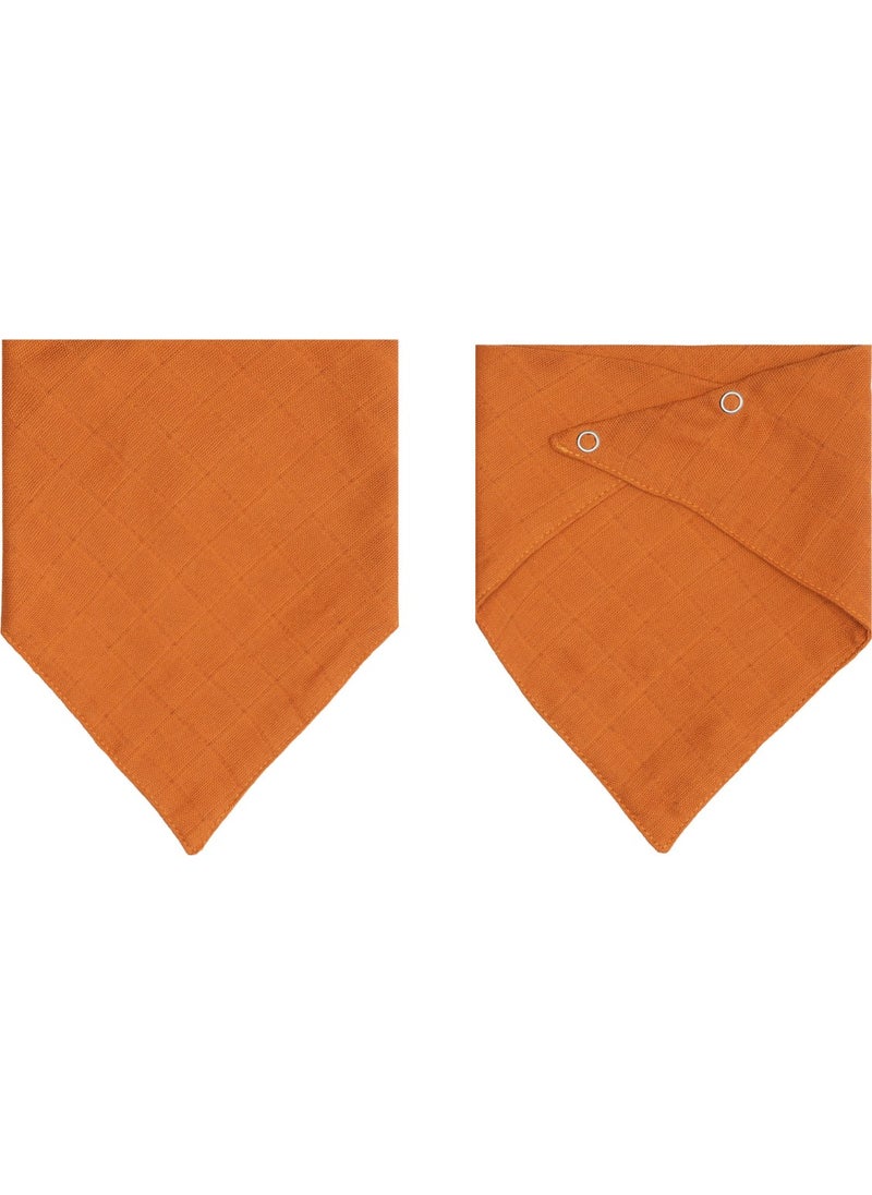 3Baby Cotton Double Layer Muslin Baby Scarf & Drool Bib with Two Snaps 4 Pieces  - Image 3