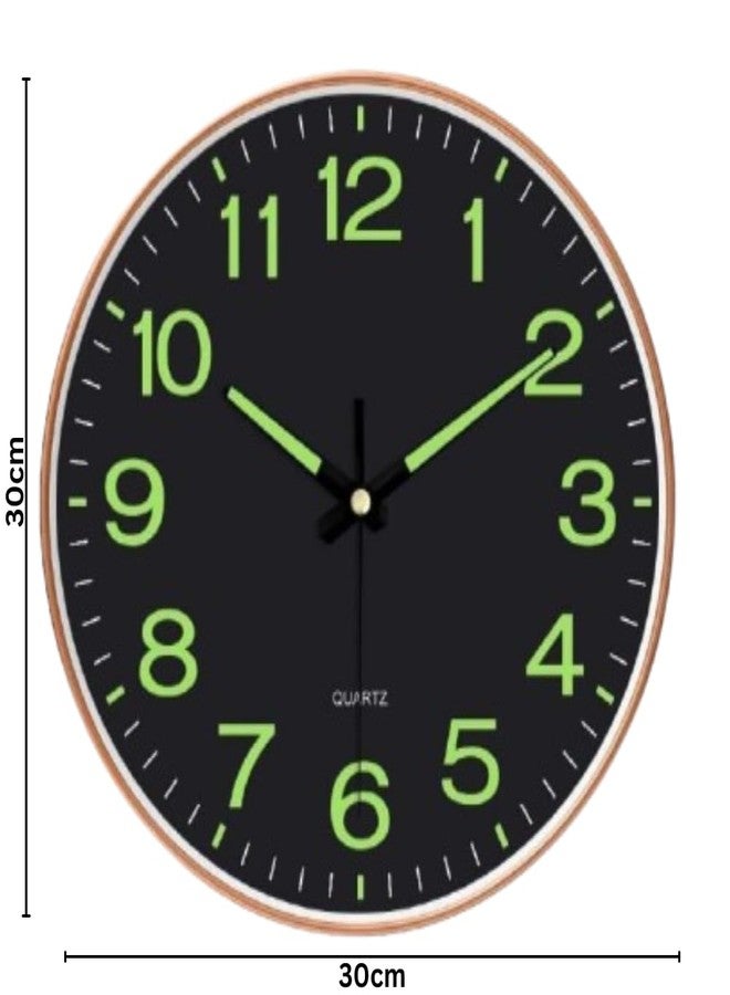 ZEPOLI Silent Quartz Wall Clock for Home Hall Bathroom Living Bedroom Kitchen Decorative Non-Ticking Watches - Image 2