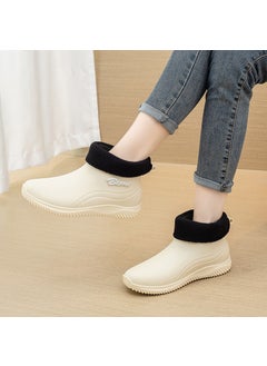 Generic 2023 Winter Couple Warm Rain Boots Unisex Detachable8815 apricot [Cotton added]] 8815 apricot [Cotton added]] 