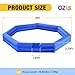 OZIS 20FT Inflatable Gaga Ball Pit with Builtin Blower Portable Gagaball Court for IndoorOutdoor Sports Family Activities Easy to Setup Blue - Image 4