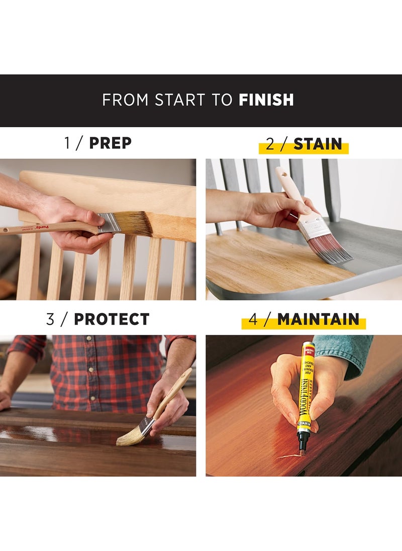 Minwax Minwax Wood Finish Phantom Gray 1 Quart  - Image 5