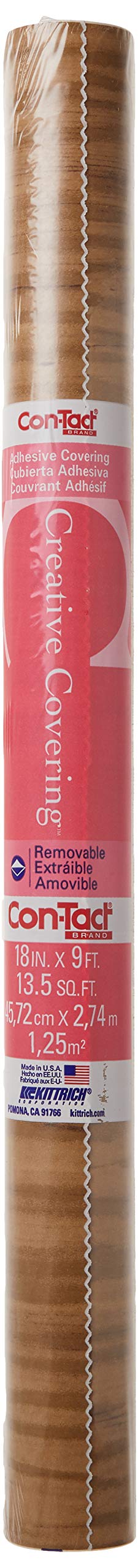 ConTact Brand Creative Covering Adhesive Vinyl Shelf Liner and Drawer Liner Knotty Pine 18 x 9 09FC901312