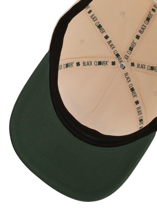 Black Clover, Unisex, Timeless 3 Adjustable Hat, Crème/Green Hat/3D Embroidery, One Size - Image 4
