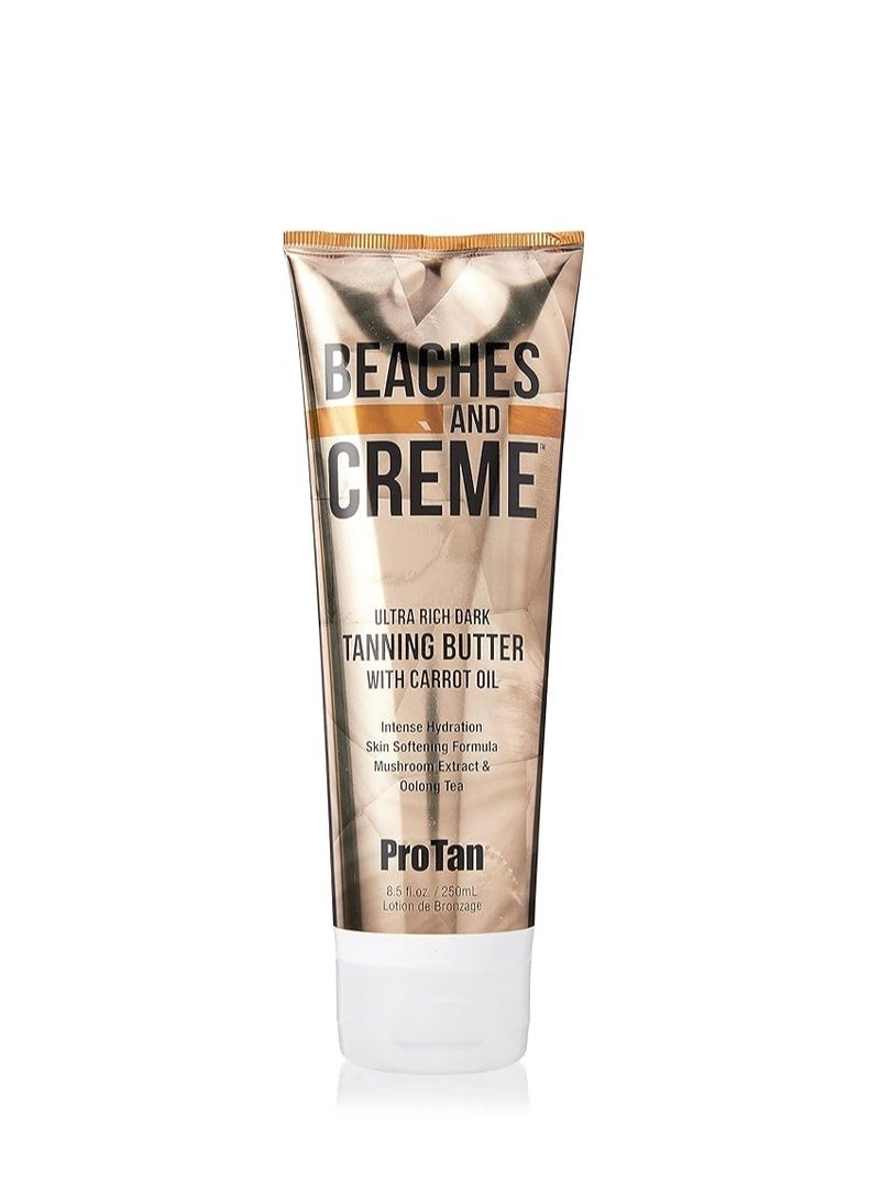 PRO TAN ProTan BEACHES and CREME Tanning Lotion Butter (8.5 ounce) indoor tanning lotion - Image 1