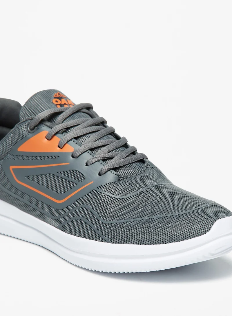 Oaklan by Shoexpress Mens Textured Sports Shoes with Lace Up Closure
