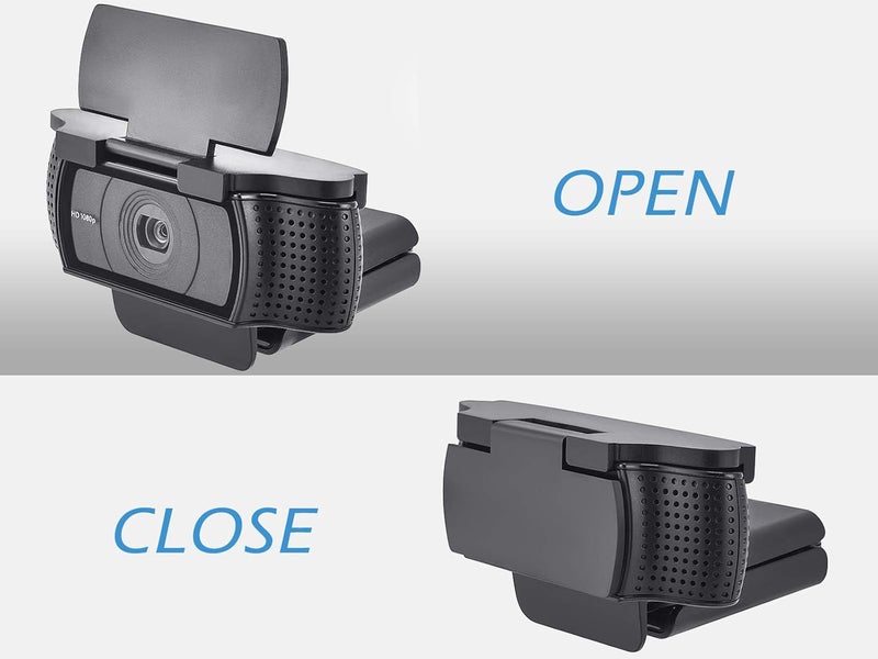 CloudValley Webcam Cover for Logitech C920/ C920x/ C922x/ C930e/ C922/ C920 HD Pro Stream Webcam, Camera Cover to Protect Lens and Security, Black - Image 4