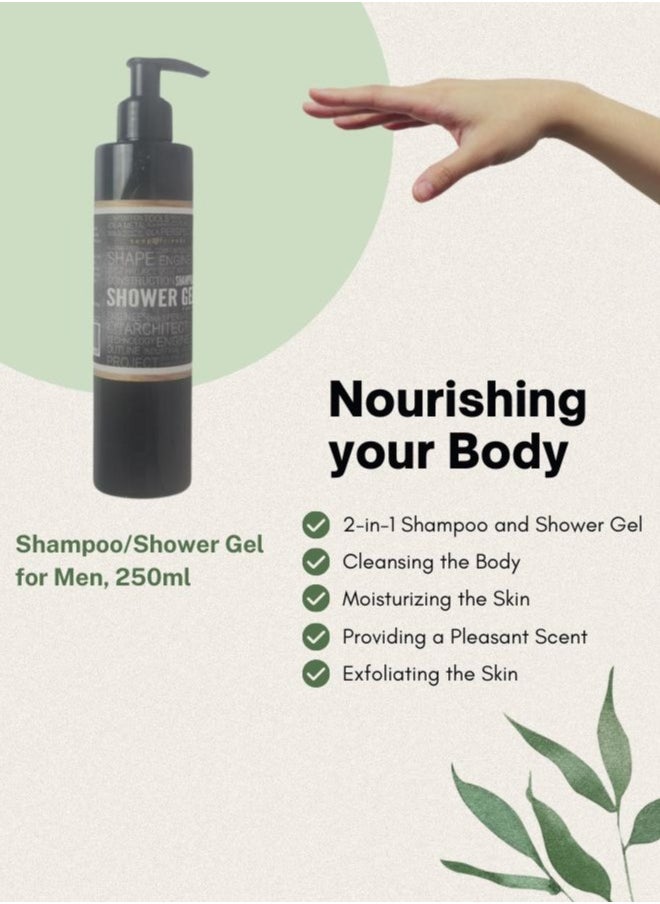 Soap&Friends - Soap&Friends 2in1 Shampoo/Shower Gel For Men 250 ml - Image 1