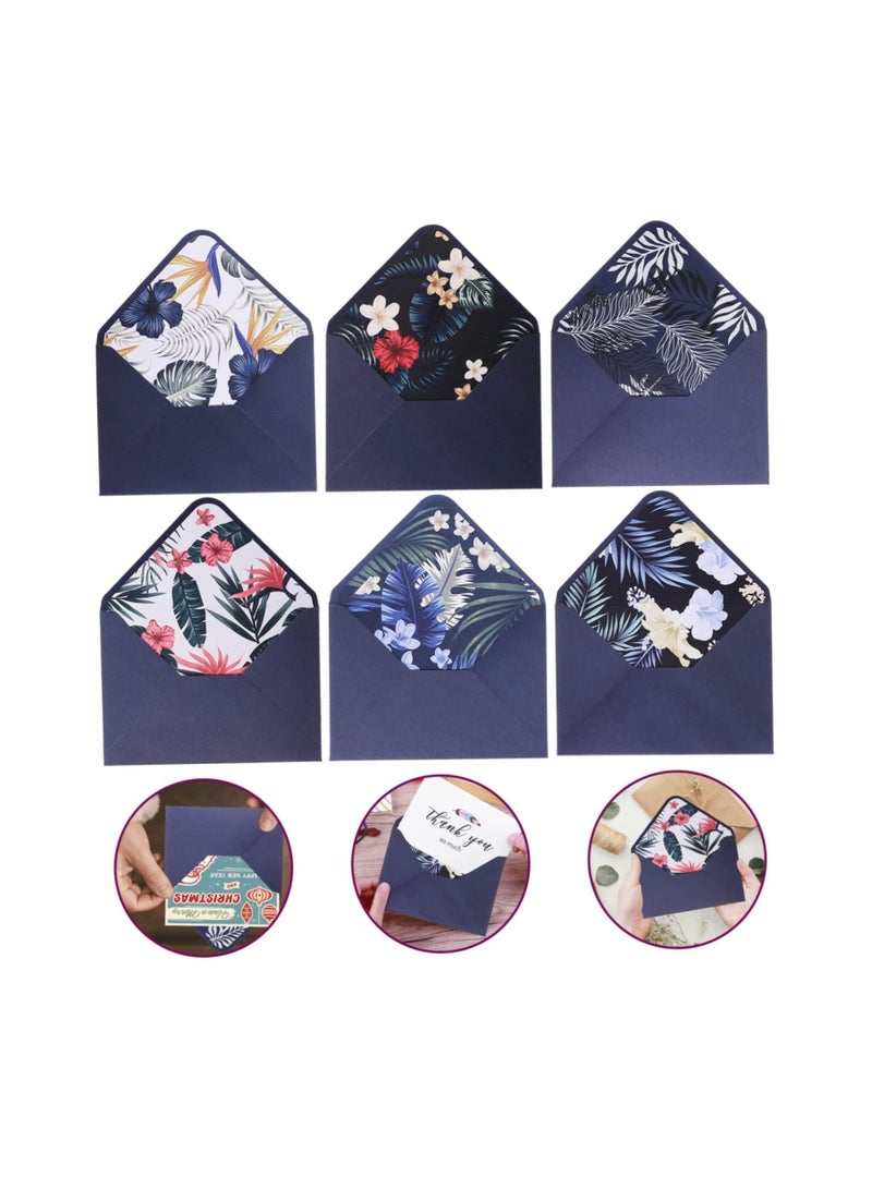 XiuWoo 6PCS Vintage Invitation Envelope Set, Stationary Envelopes Cards Postcard Set Style for Weddings,Invitations, Baby Shower, Office - Image 1