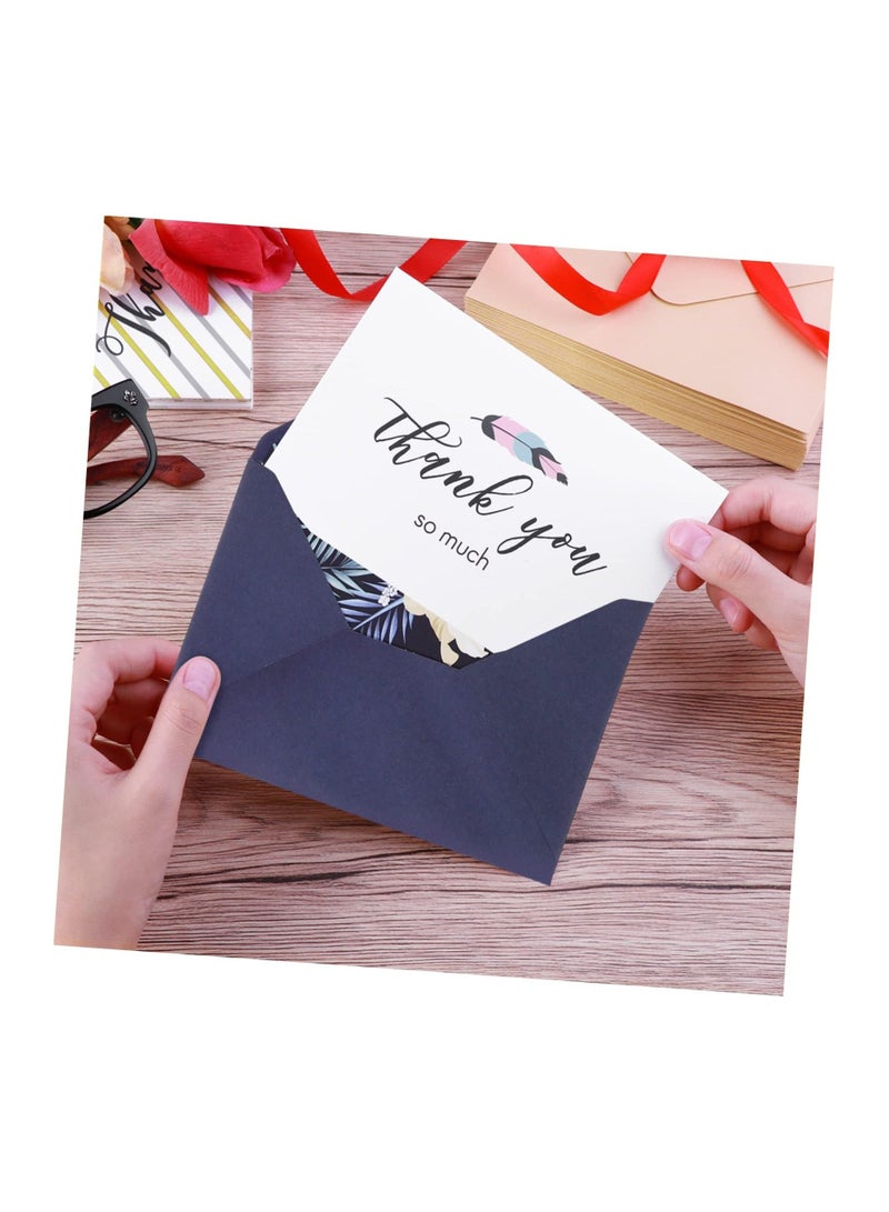 XiuWoo 6PCS Vintage Invitation Envelope Set, Stationary Envelopes Cards Postcard Set Style for Weddings,Invitations, Baby Shower, Office - Image 3