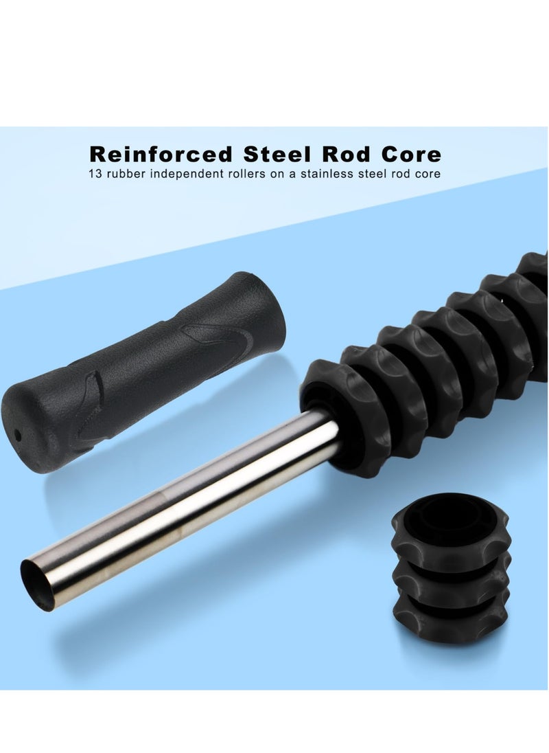 Excefore Muscle Roller Stick, Body Massage Stick, Deep Tissue Massage Stick, Release Myofascial Trigger Points Reduce Muscle Soreness Tightness Leg Cramps & Back Pain, Help Calf, Leg, Back Recovery  - Image 4