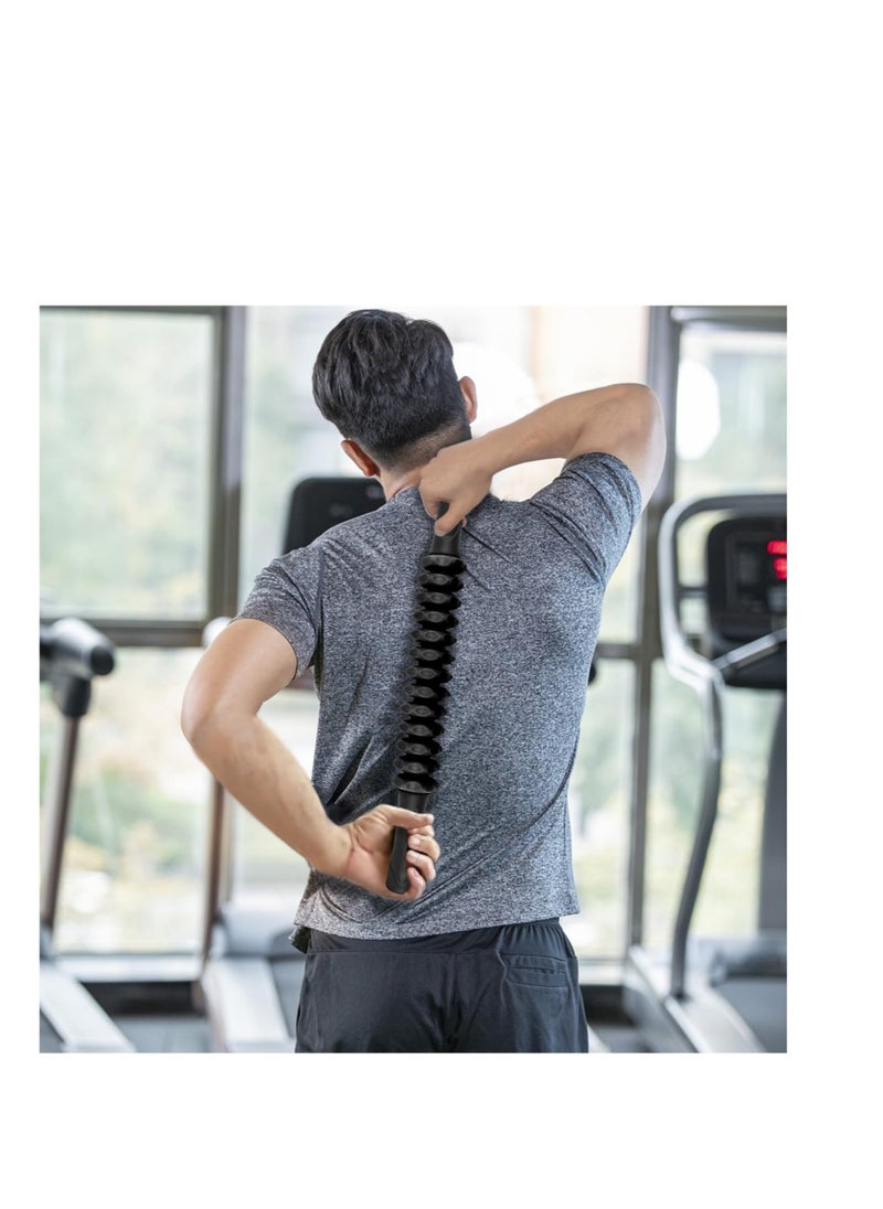 Excefore Muscle Roller Stick, Body Massage Stick, Deep Tissue Massage Stick, Release Myofascial Trigger Points Reduce Muscle Soreness Tightness Leg Cramps & Back Pain, Help Calf, Leg, Back Recovery  - Image 2