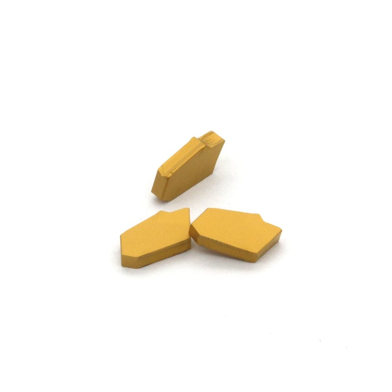 FomaSP GTN-3 (SP300) CNC Grooving Carbide Inserts Steel Fit for SPB326 Lathe Grooving Cutting Tools, CVD Yellow Coating, 10pcs - Image 4