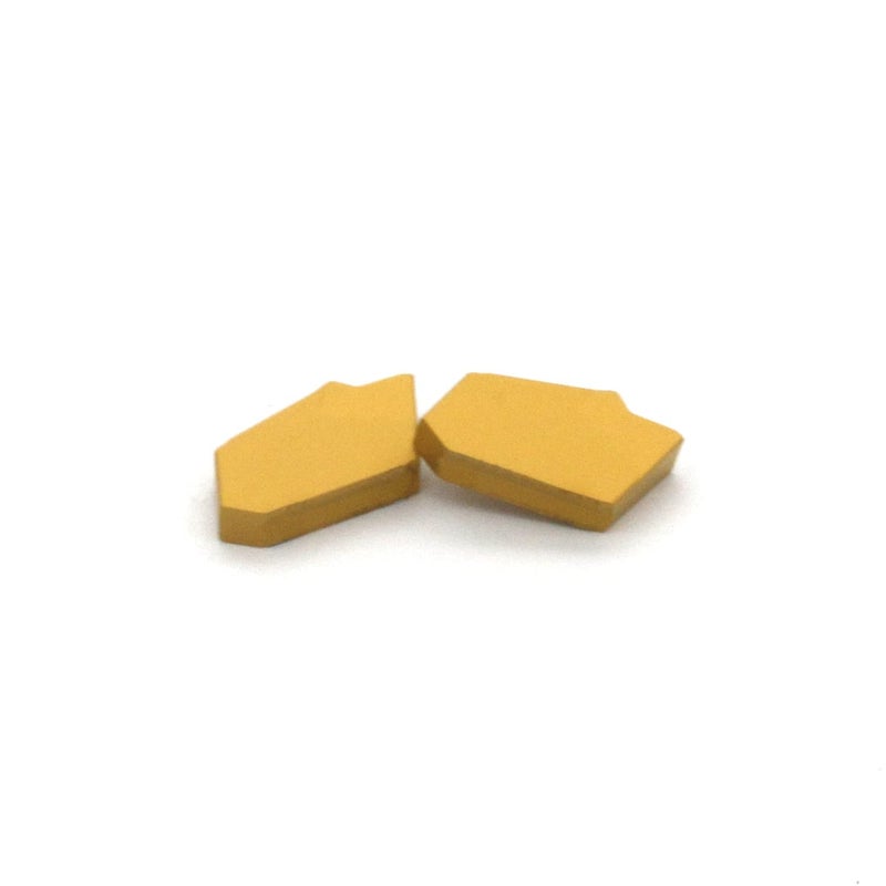 FomaSP GTN-3 (SP300) CNC Grooving Carbide Inserts Steel Fit for SPB326 Lathe Grooving Cutting Tools, CVD Yellow Coating, 10pcs - Image 3