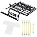 TCRC Aluminum Bed Rack Spare Tire Carrier AntiSkid Plate Board with Colored Reflective Luggage Rope Set for HPI Venture18 Upgrade - Image 4