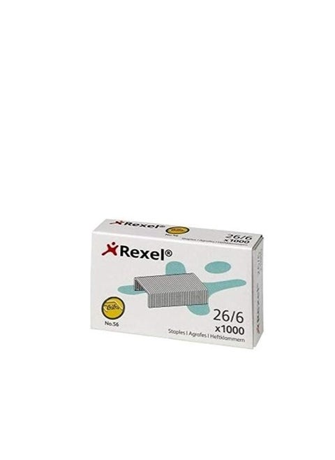Rexel Pack Of 20 Staple Pin Set Silver