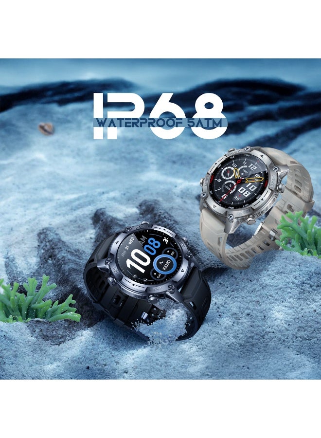 Maxwell Kinetic Smart Watch, 1.43 inch AMOLED Display, 5ATM Waterproof, Bluetooth 5.3 - Image 2