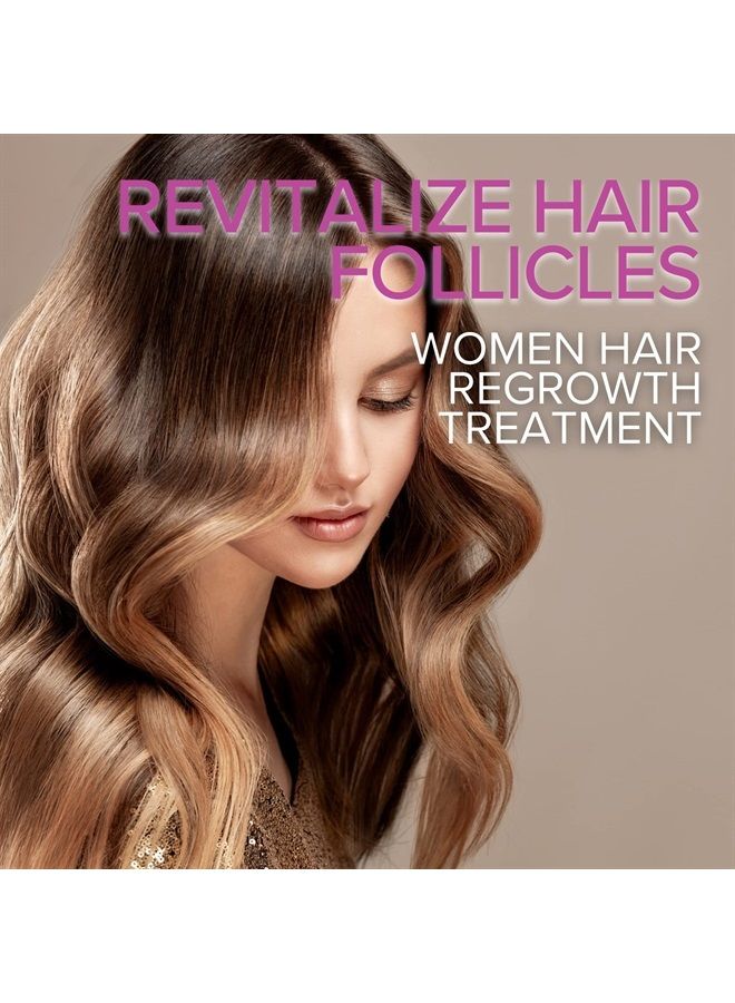 Regoxidine Women's Minoxidil Topical & Foam Helps Restore Top of Scalp Hair Loss and Support Hair Regrowth with Unscented Topical Treatment for Thinning Hair (5% Foam 4-Month Supply) - Image 3