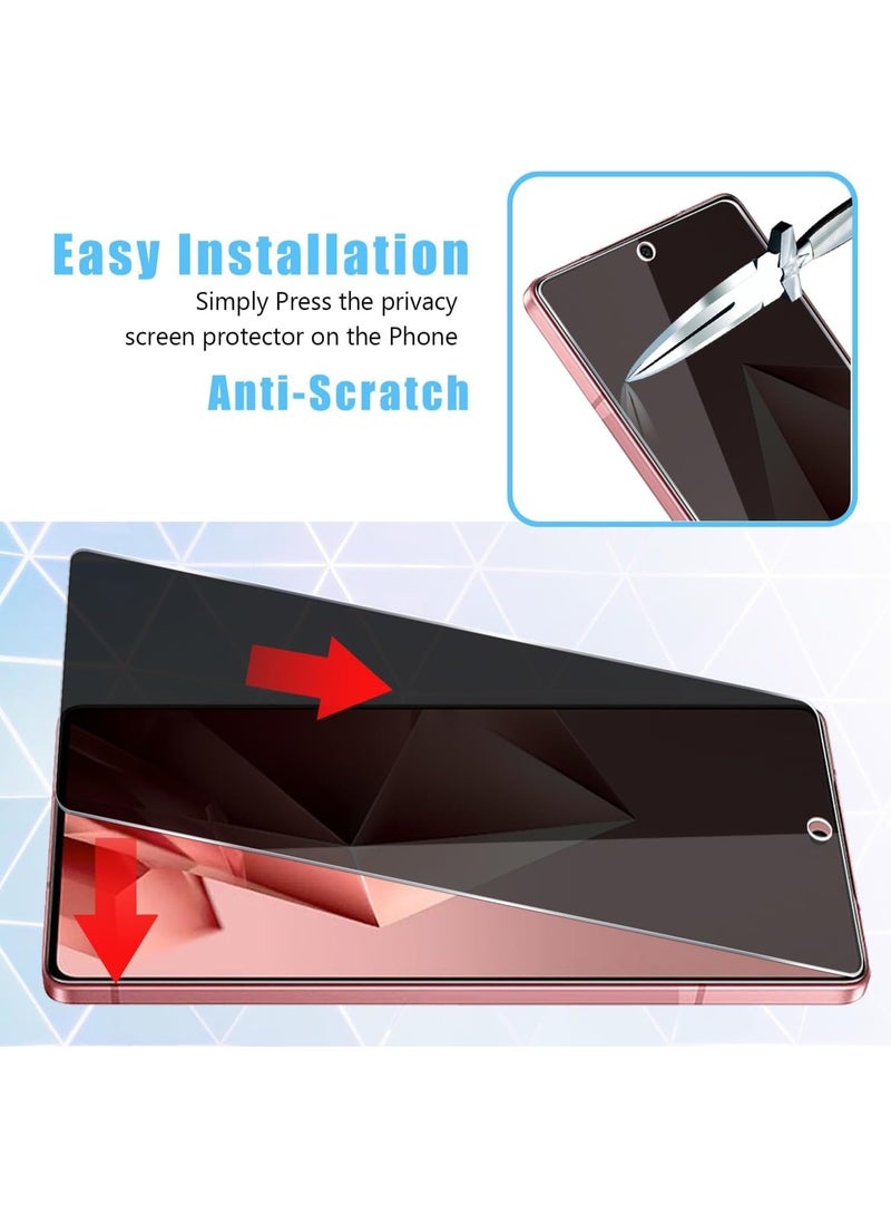 Note 50S tempered glass privacy screen protector, anti-spy, hardness level 9, compatible with Infinix Note 50S, high-quality protective tempered privacy glass - Image 5