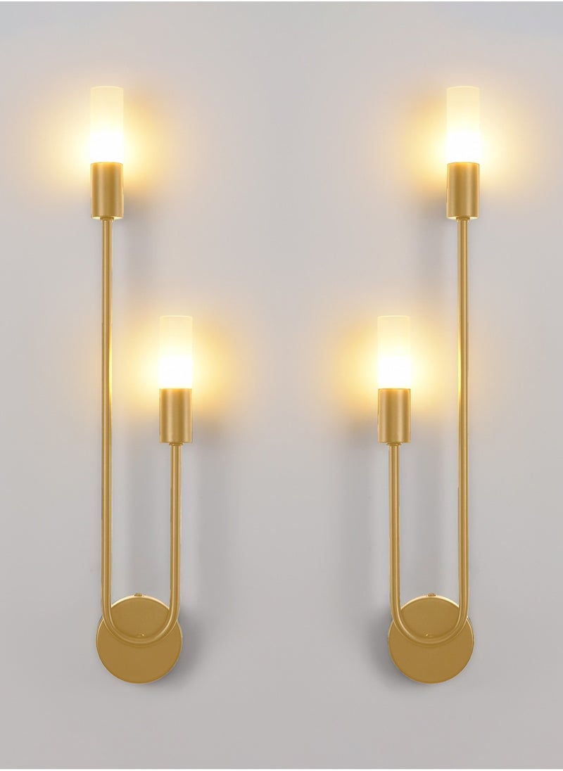 LOOPITYS Modern Nordic Led Wall Lamps Long Strip Wall Sconce for Home Hotel Stairs Bedroom Bedside Luxury Living Room Decoration Lamps，(Excluding light bulbs, it is recommended to use G9 model bulbs)  - Image 2