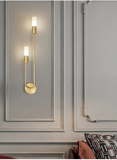 LOOPITYS Modern Nordic Led Wall Lamps Long Strip Wall Sconce for Home Hotel Stairs Bedroom Bedside Luxury Living Room Decoration Lamps，(Excluding light bulbs, it is recommended to use G9 model bulbs)  - Image 4