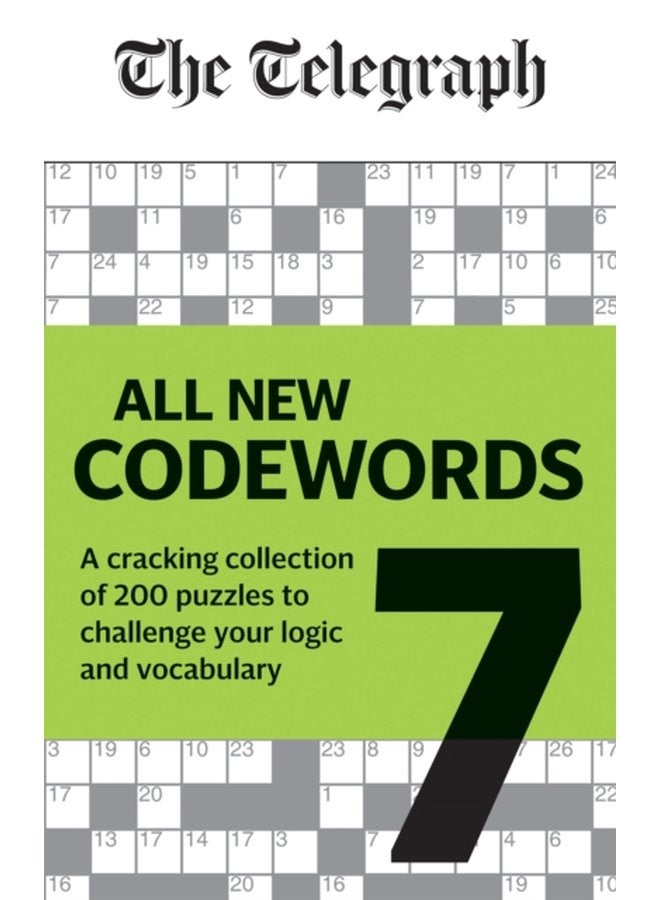 Telegraph All New Codewords Volume 7 A cracking collection of over 200 puzzles to challenge your logic and vocabulary - Paperback