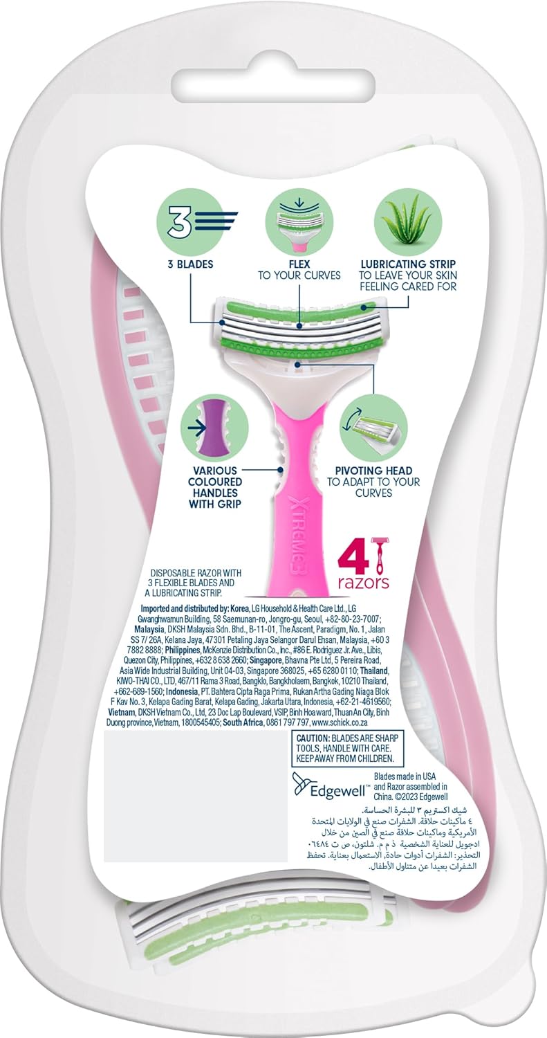 Intuition Schick Intuition Xtreme3 Sensitive Razors - 3 Blades with 3+1 Free Pack - Image 2
