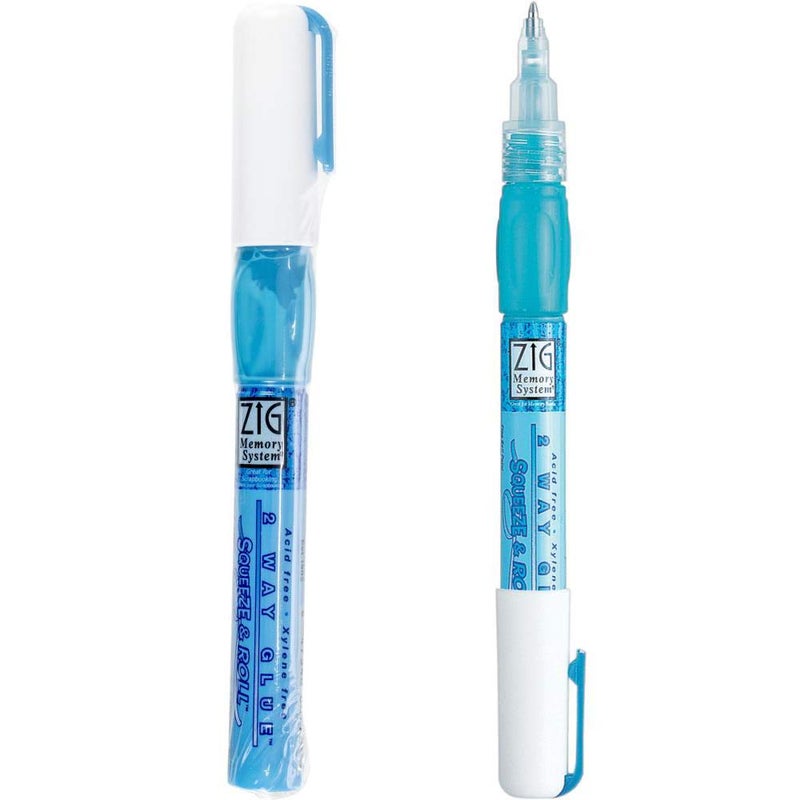 Zig Two Way Squeeze Roll Glue Pen Set of 3 - Image 3