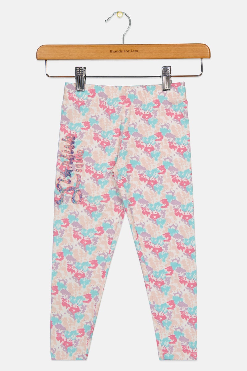 Hamleys Toddlers Girl Tie Dye Pull On Leggings, Multicolor - Image 2