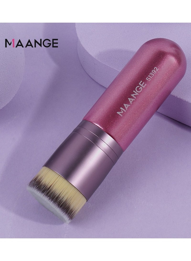 مانجي فرشاة الأساس فرشاة كابوكي فرشاة مكياج احترافية سائل مزج مسحوق معدني التلميع أدوات ماكياج بيضاء - Image 5