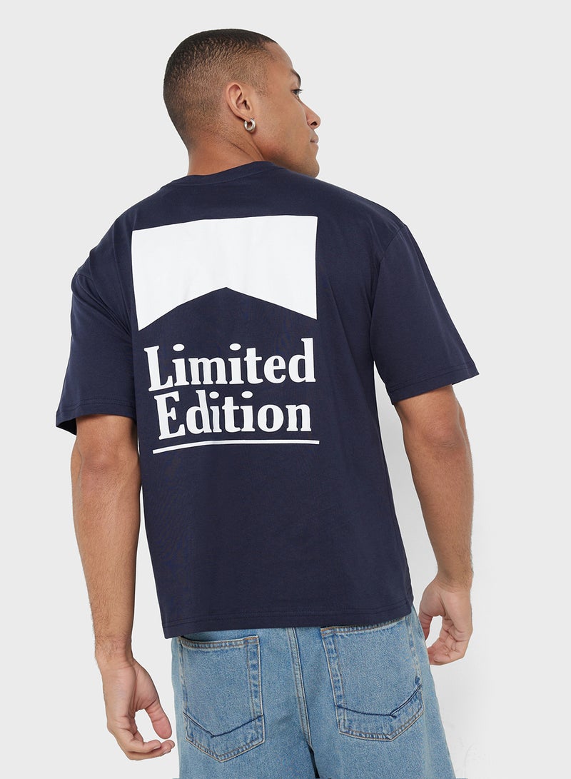 Seventy Five Graphic Print Oversized T-Shirt - Image 2