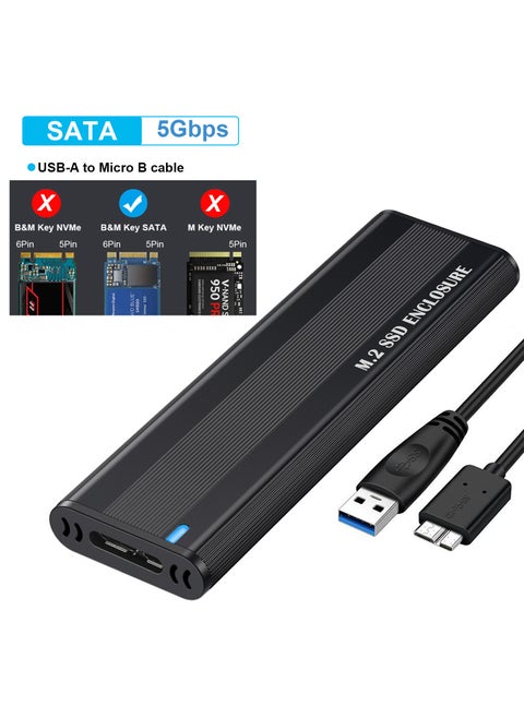 10Gbps Type-C SSD Case SATA  5GB